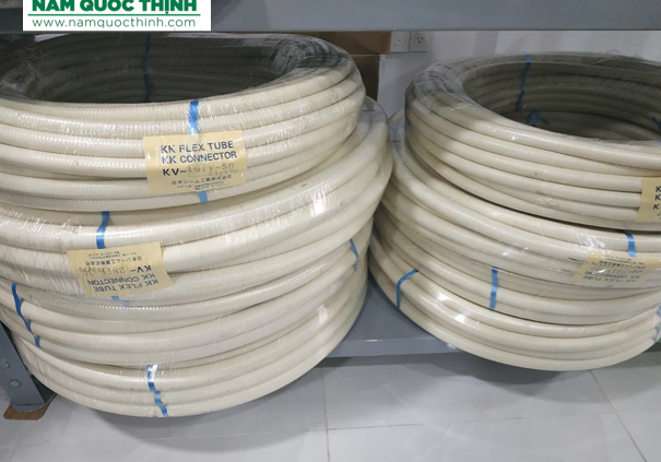 Ống ruột gà thép bọc nhựa chống dầu