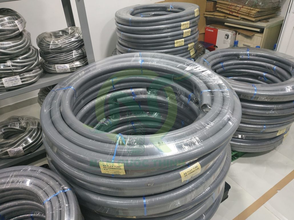 Ống ruột gà chống dầu