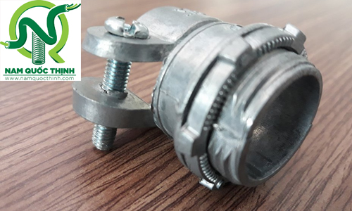 Đầu nối ống ruột gà dạng kẹp bền